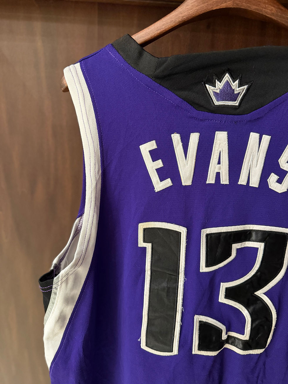 Miniatura: Vintage Ultra Rare NBA Kings Evans 13 Jersey