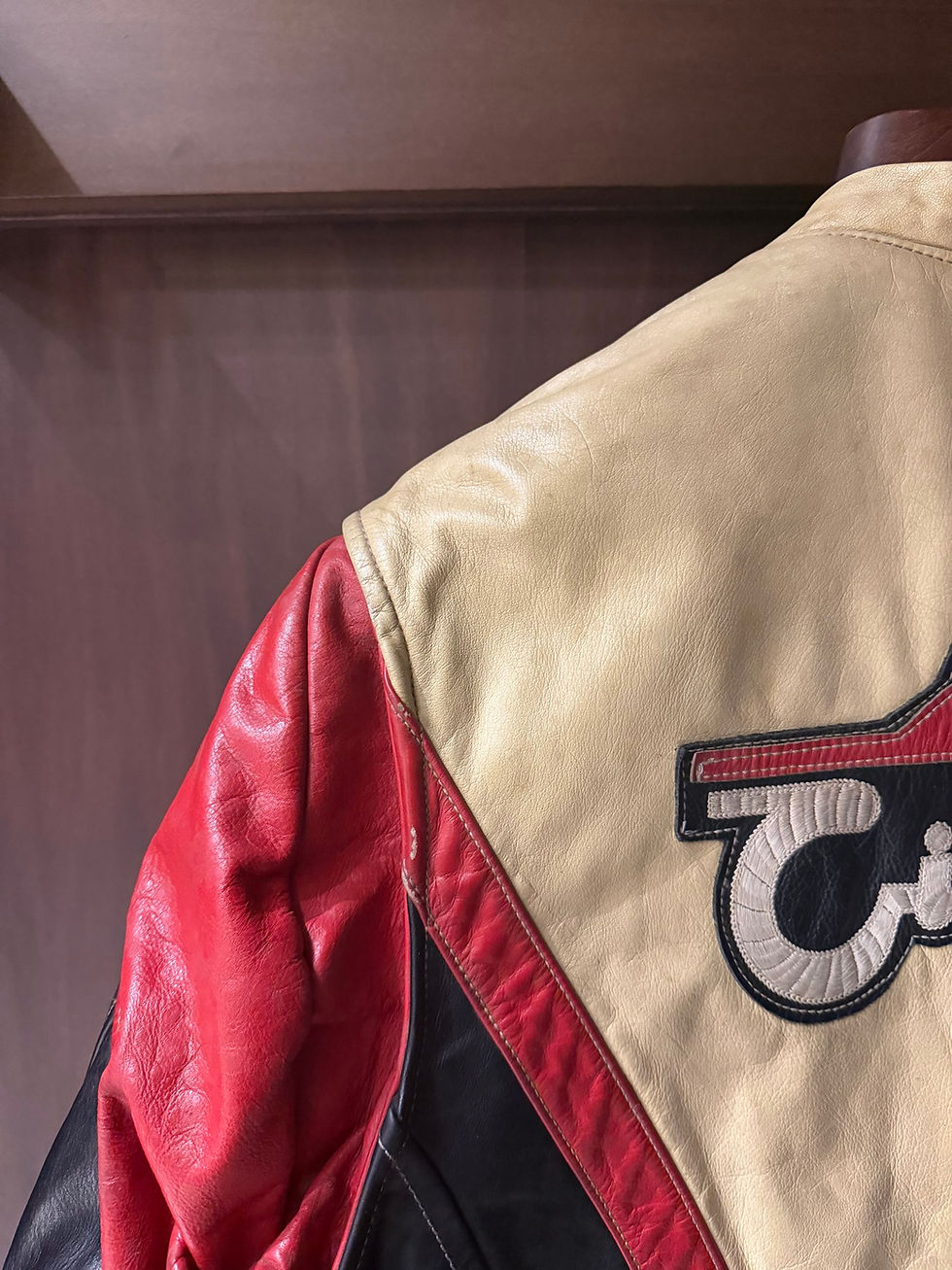 Miniatura: Vintage Ultra Rare 90s Giorgio Racing Leather Jacket