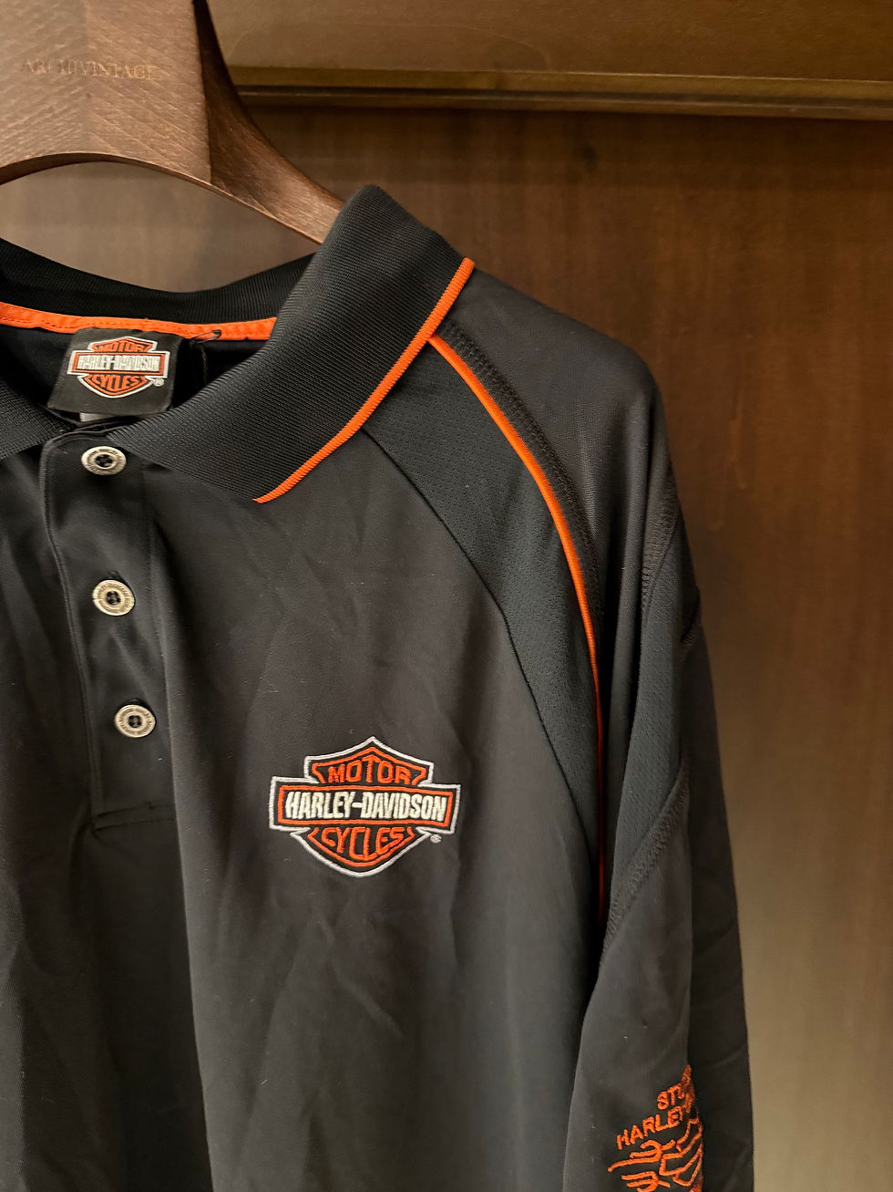 Miniatura: Vintage Rare Harley 00’s Harley Davidson Polo Jersey T-shirt