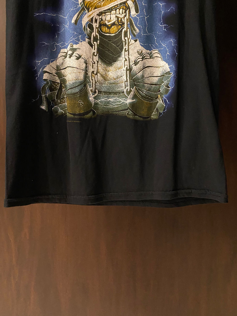 Miniatura: Vintage Ultra Rare 1985 Iron Maiden World Slavery Tour Cotton T-Shirt 