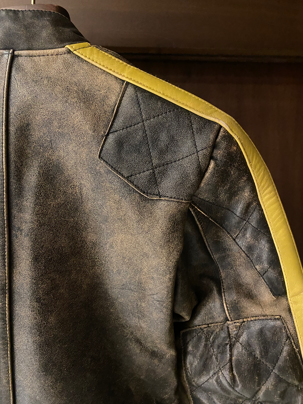 Miniatura: Vintage Archive 90s Replay 59 Leather Racing Jacket
