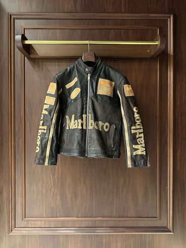 ジャケット・アウター 00s archive A.S.M gimmick leather jacket MIU MIU 2001 Belted Aviator Blouson in Heavy Vintage Lamb