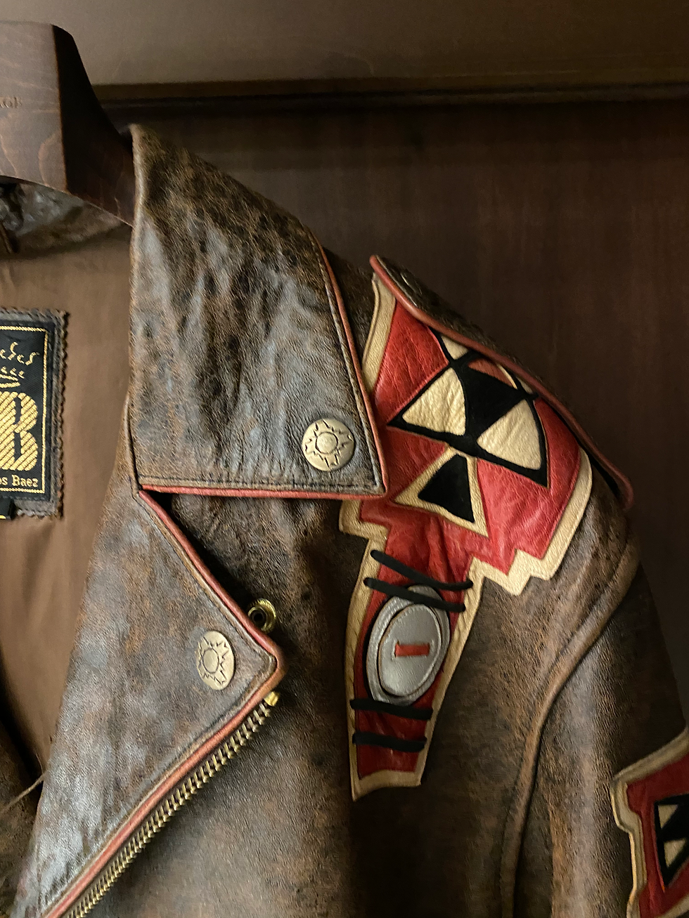 Miniatura: Vintage Ultra Rare Western Leather Jacket
