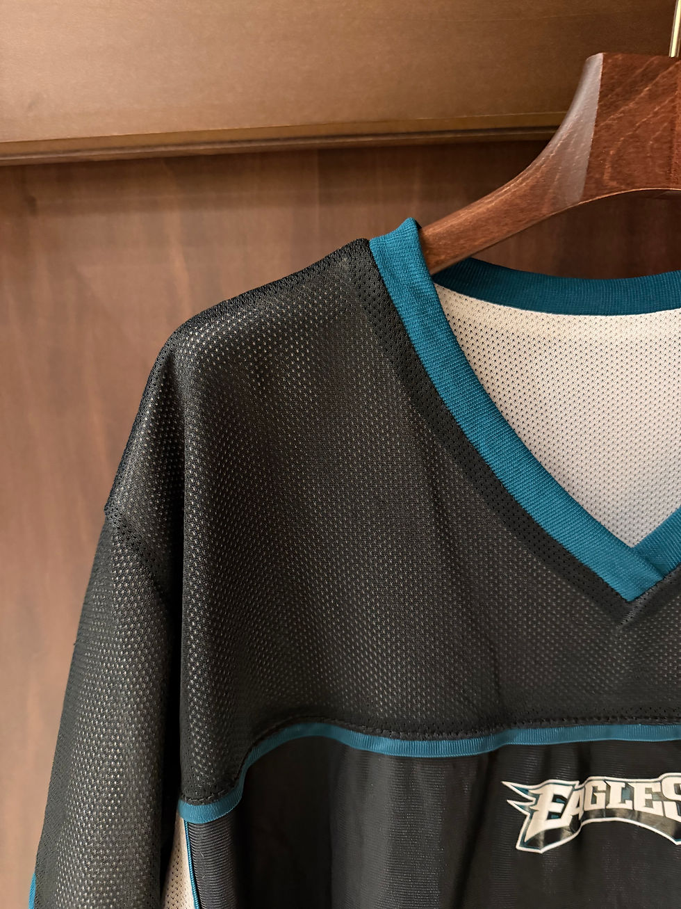 Miniatura: Vintage Ultra Rare NFL Eagles Flag Reversible Jersey