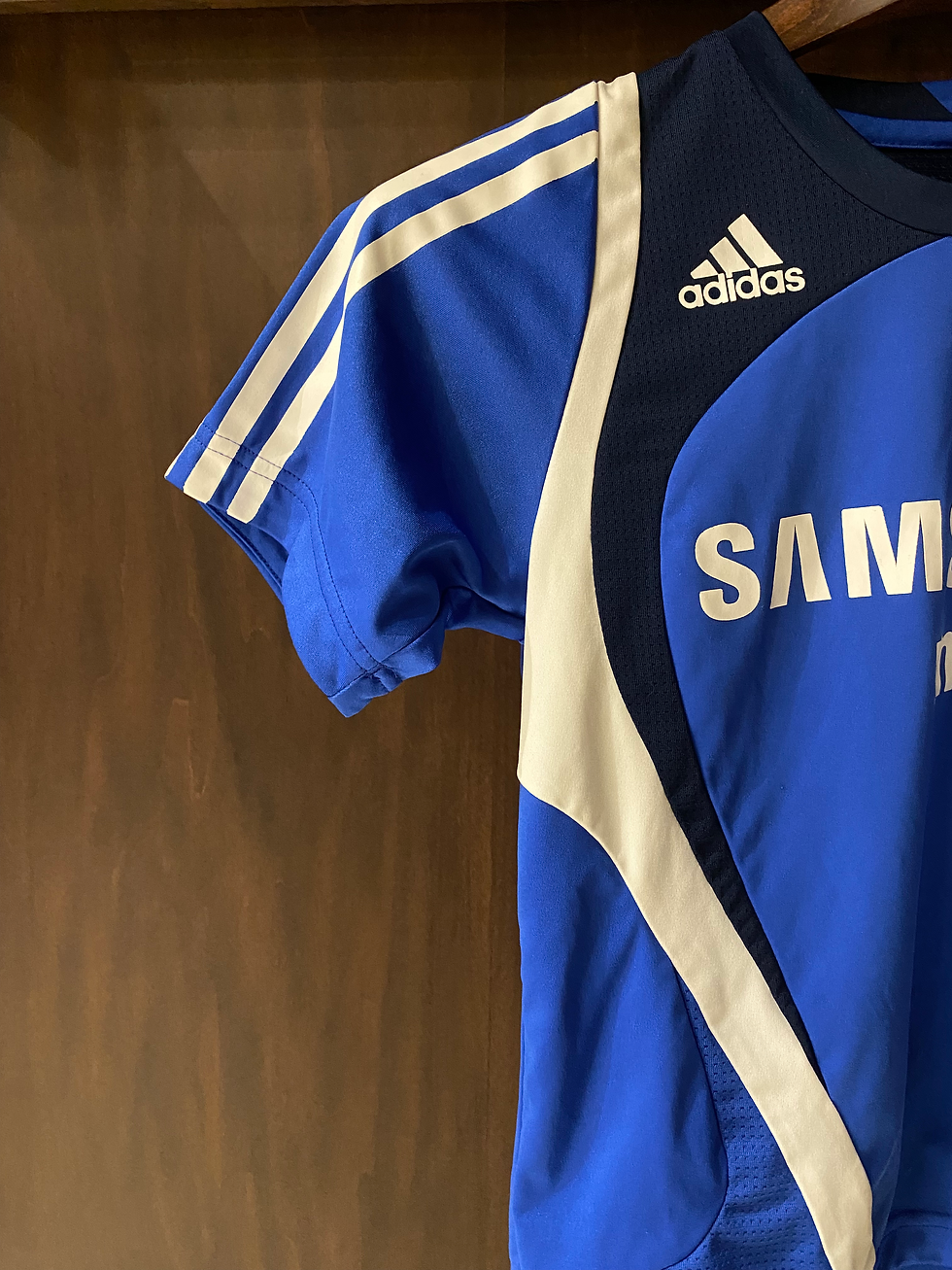 Miniatura: Vintage Archive 2007-2008 Chelsea Adidas Match Soccer Jersey T-shirt 
