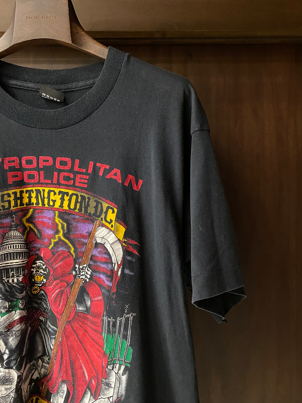 Miniatura: Vintage Ultra Rare Metropolitan City Washington Dc Single Stitch Cotton T-shirt