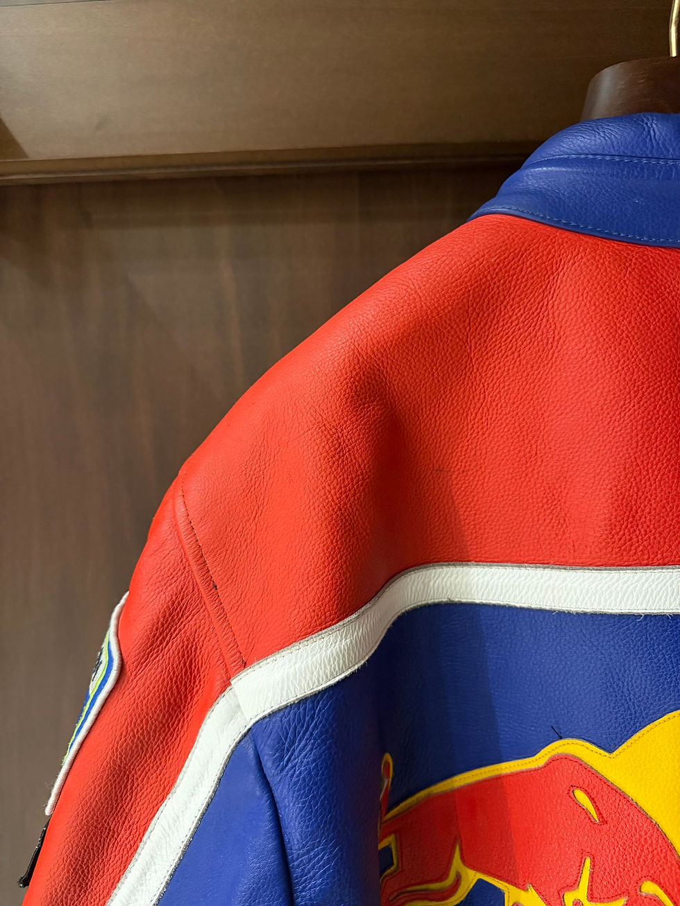Miniatura: Vintage Ultra Rare 90s RedBull Racing Leather Jacket
