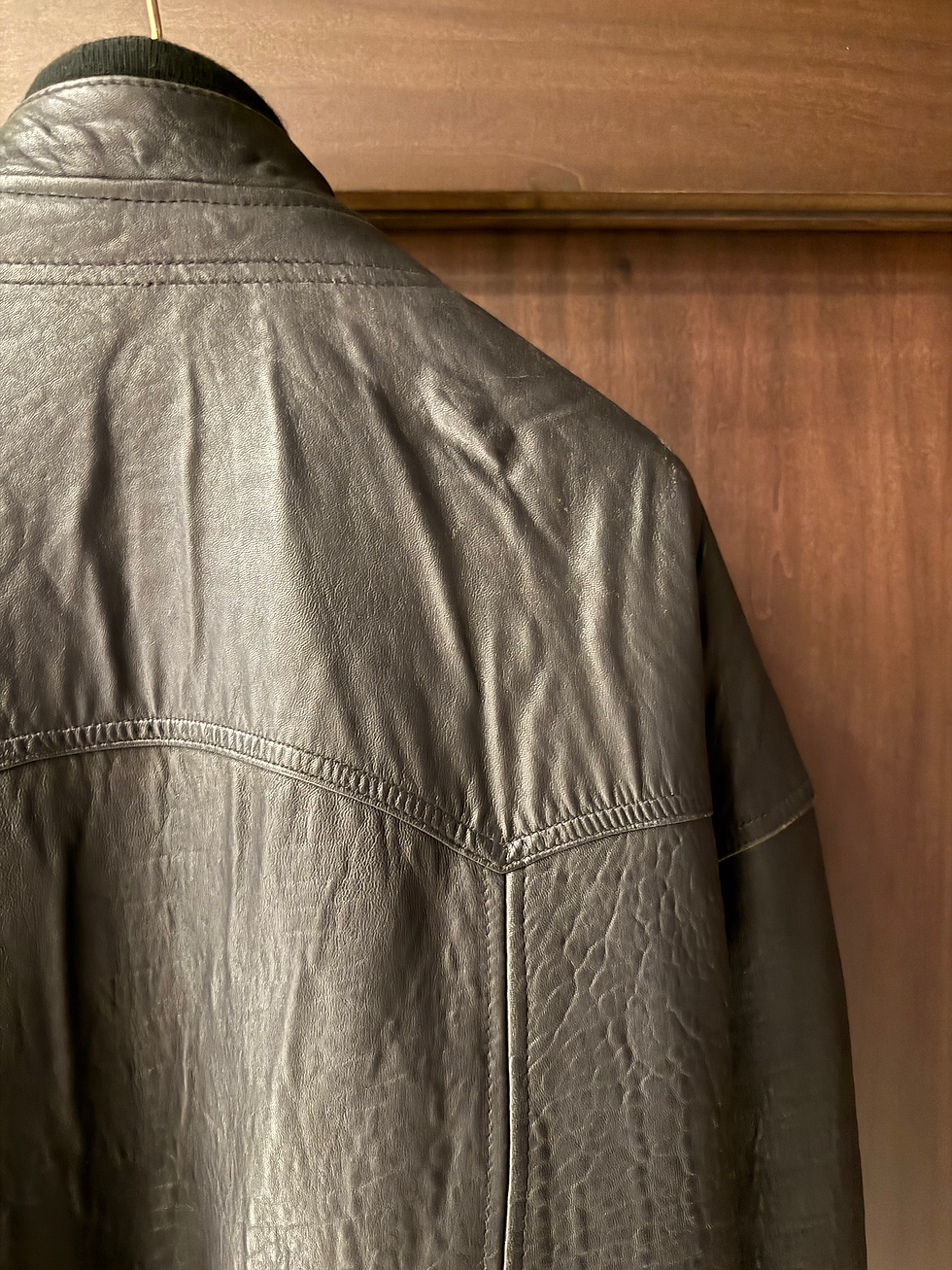 Miniatura: Vintage Ultra Rare FCB Bayern Munchen Bomber Leather Jacket