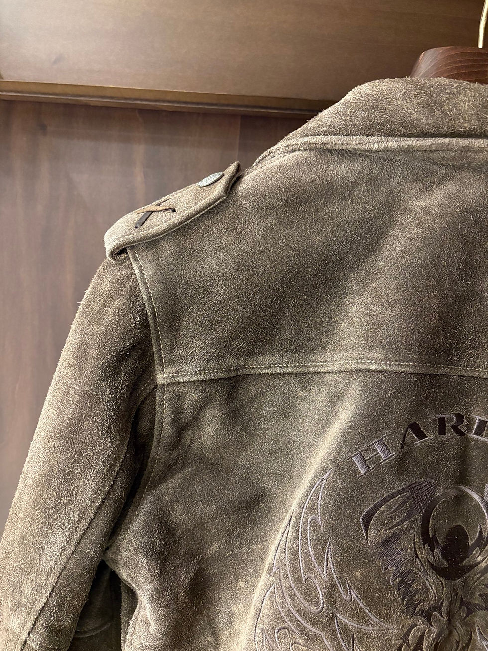 Miniatura: Vintage Archive Harley Davidson Suede Jacket