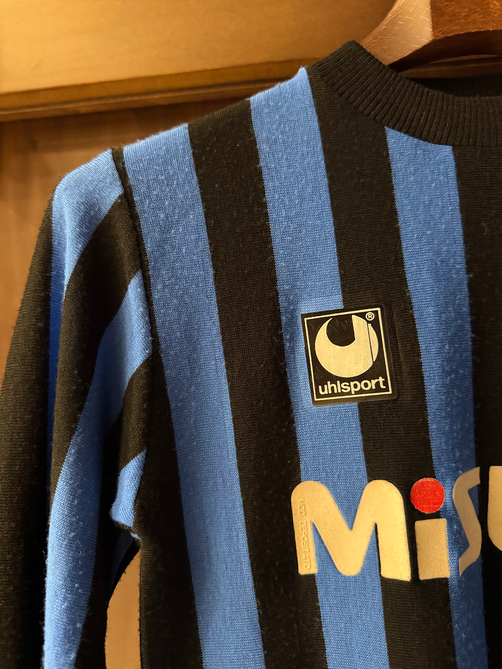 Miniatura: Vintage Archive 1989-1990 Inter Misura Match Soccer Wool Long Sleeve