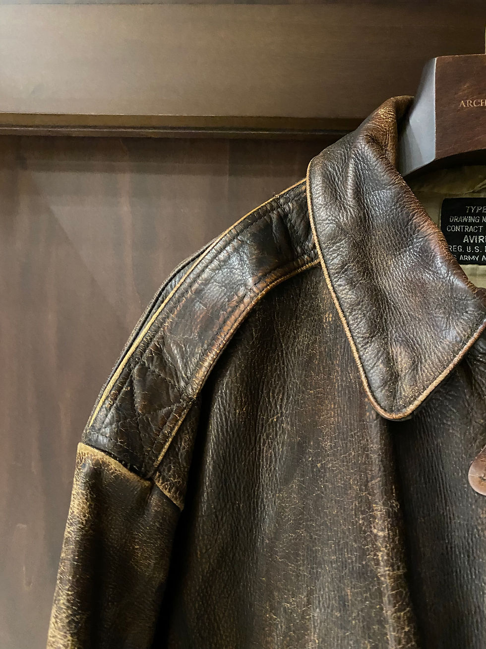 Miniatura: Vintage Archive Avirex Type A2 Leather Jacket