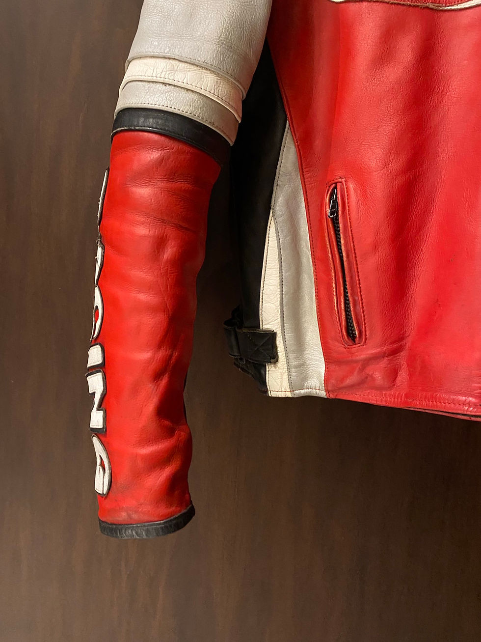 Miniatura: Vintage Ultra Rare Fortuna Nolan Racing Leather Jacket