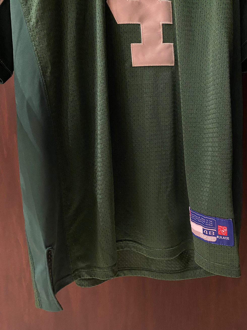 Miniatura: Vintage Ultra Rare NFL Jets Reebok Favre 4 Made in Korea Jersey T-shirt 