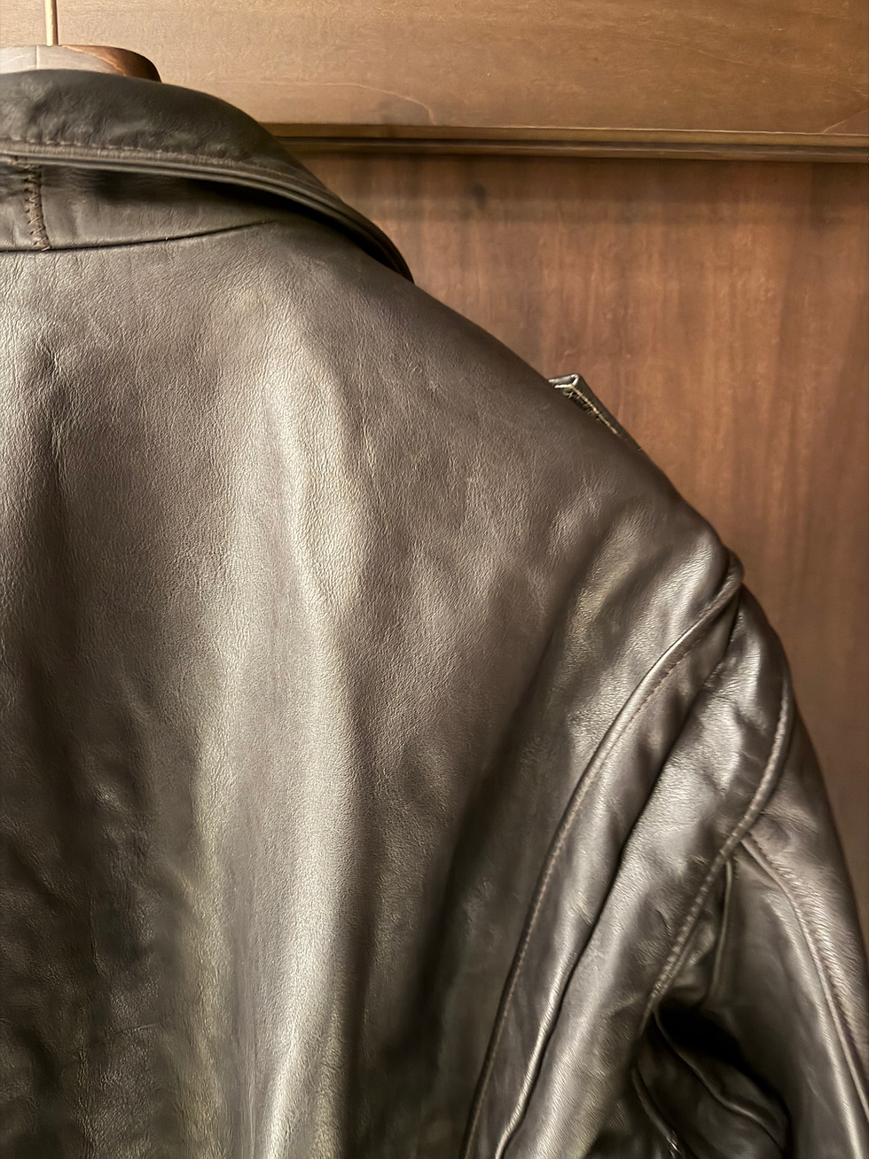 Miniatura: Vintage Ultra Rare Schott NYC Made in USA Leather Jacket