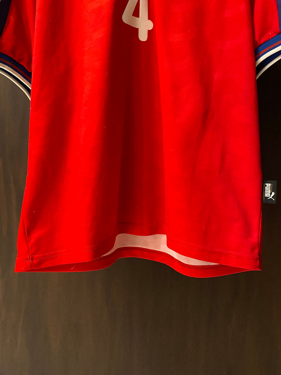 Miniatura: Vintage Ultra Rare 1995-1996 Repubblica Ceca Puma Nedved 4 Soccer Jersey 