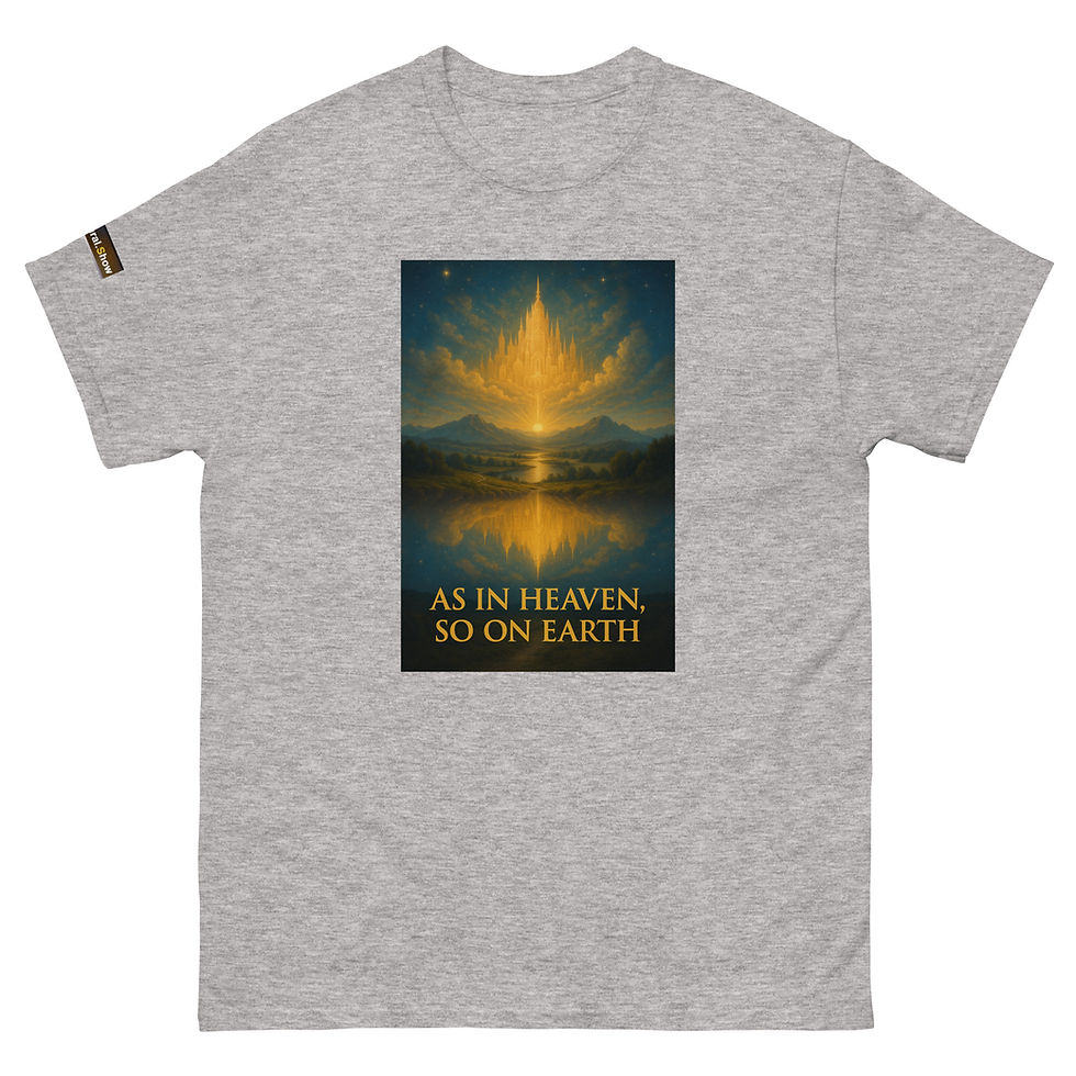 Thumbnail: "As In Heaven, So On Earth"  Unisex Classic T-shirt