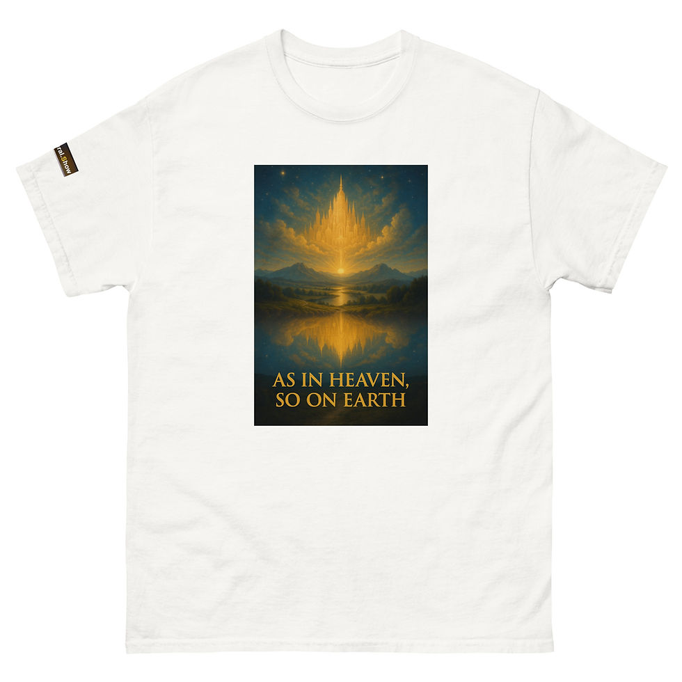 Thumbnail: "As In Heaven, So On Earth"  Unisex Classic T-shirt