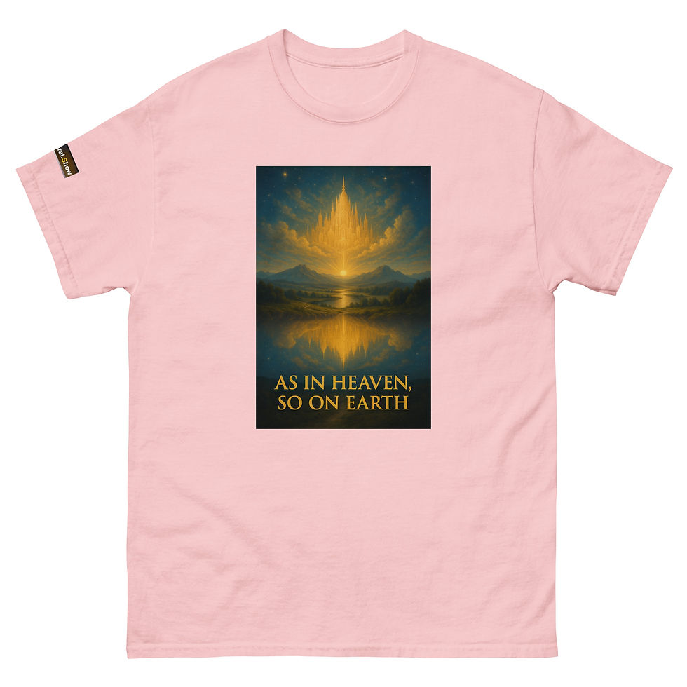 Thumbnail: "As In Heaven, So On Earth"  Unisex Classic T-shirt