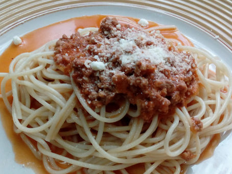 Spagetti Bolognesa plato de princesas