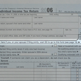 How taxes can go towards presidential campaign funds