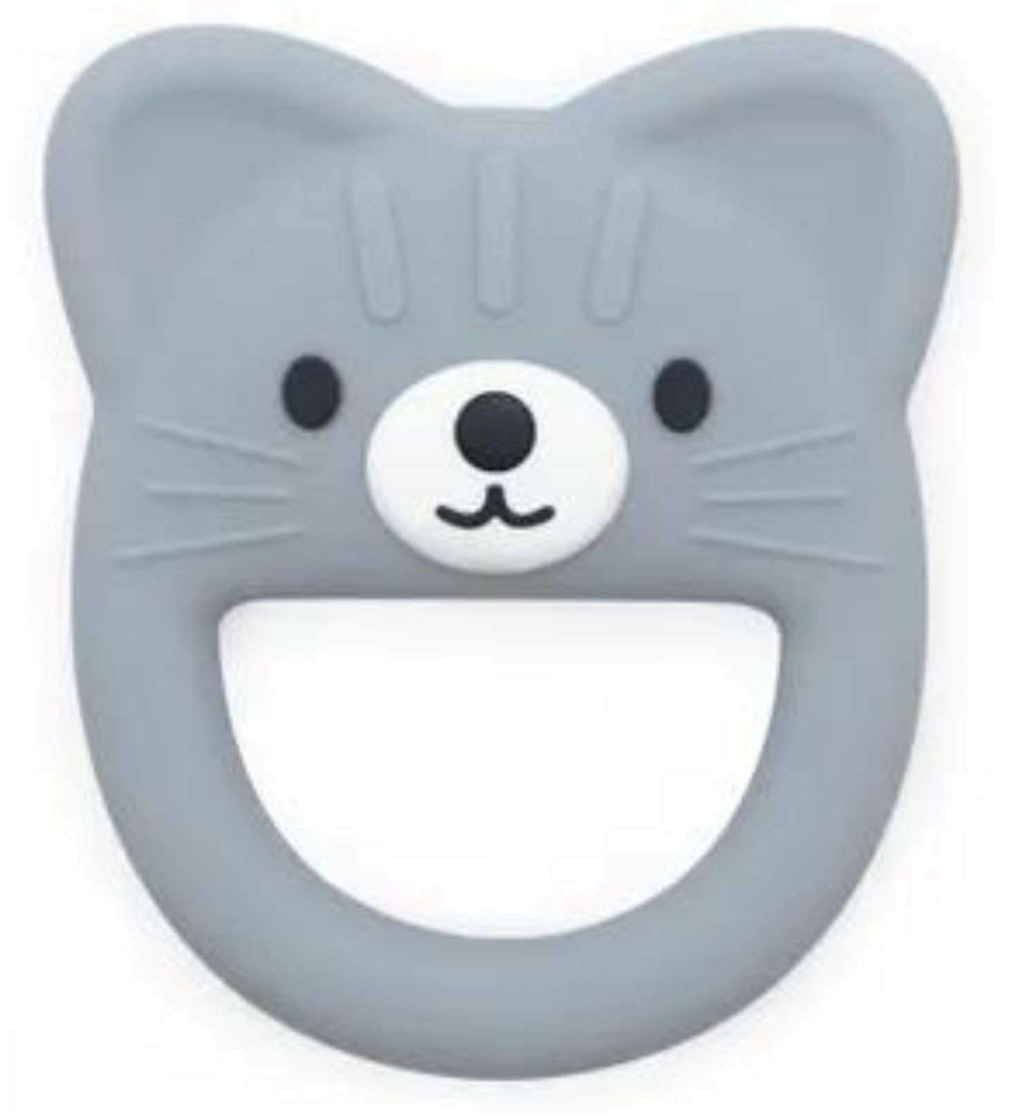 Silicone Cat Teether- Dusty Blue