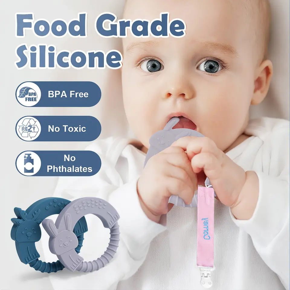 Round Lion Teether minivault