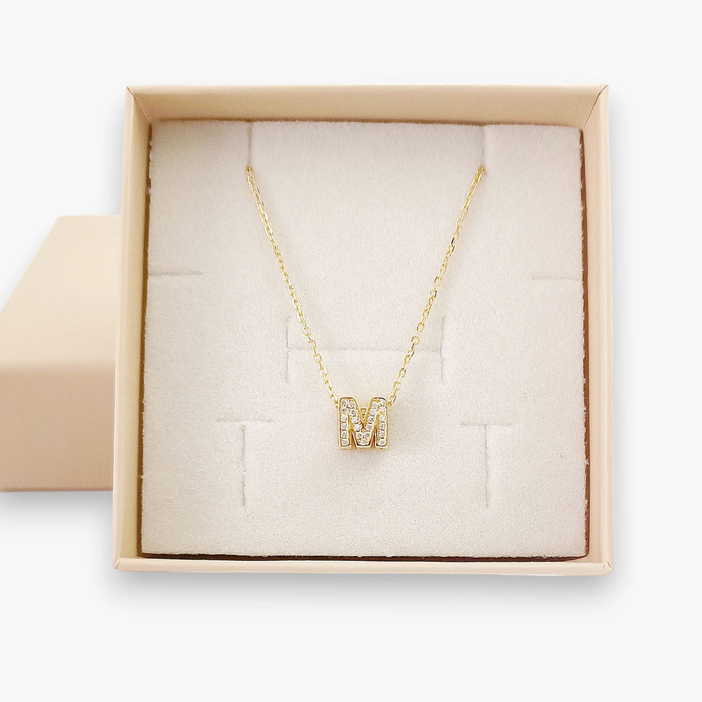 Sparkle Personalized Initial Necklace