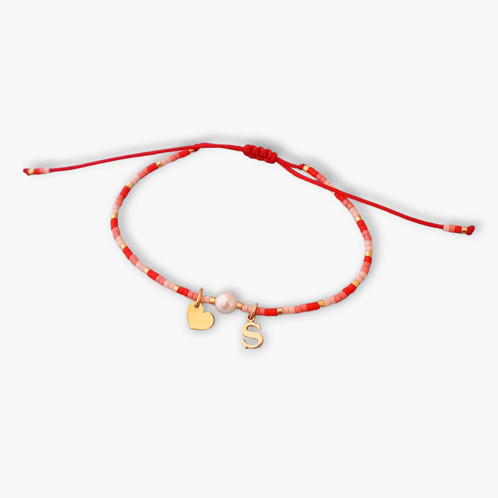 Miniatura: Bracciale Perla Mikonos con pietre naturali " Personalizzabile "