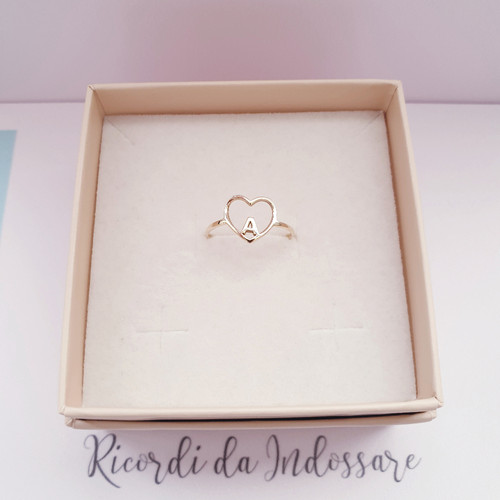 INFINIONLY Anelli Da Donna Ragazza, Anello In Argento 925, Anello Cuore, Oro Rosa, Anelli Di Fidanzamento E Fede Nuziale, Anello Aperto, Misura Regolabile, Circonferenza Del Dito Adatta:48,5-57mm - Foto 7