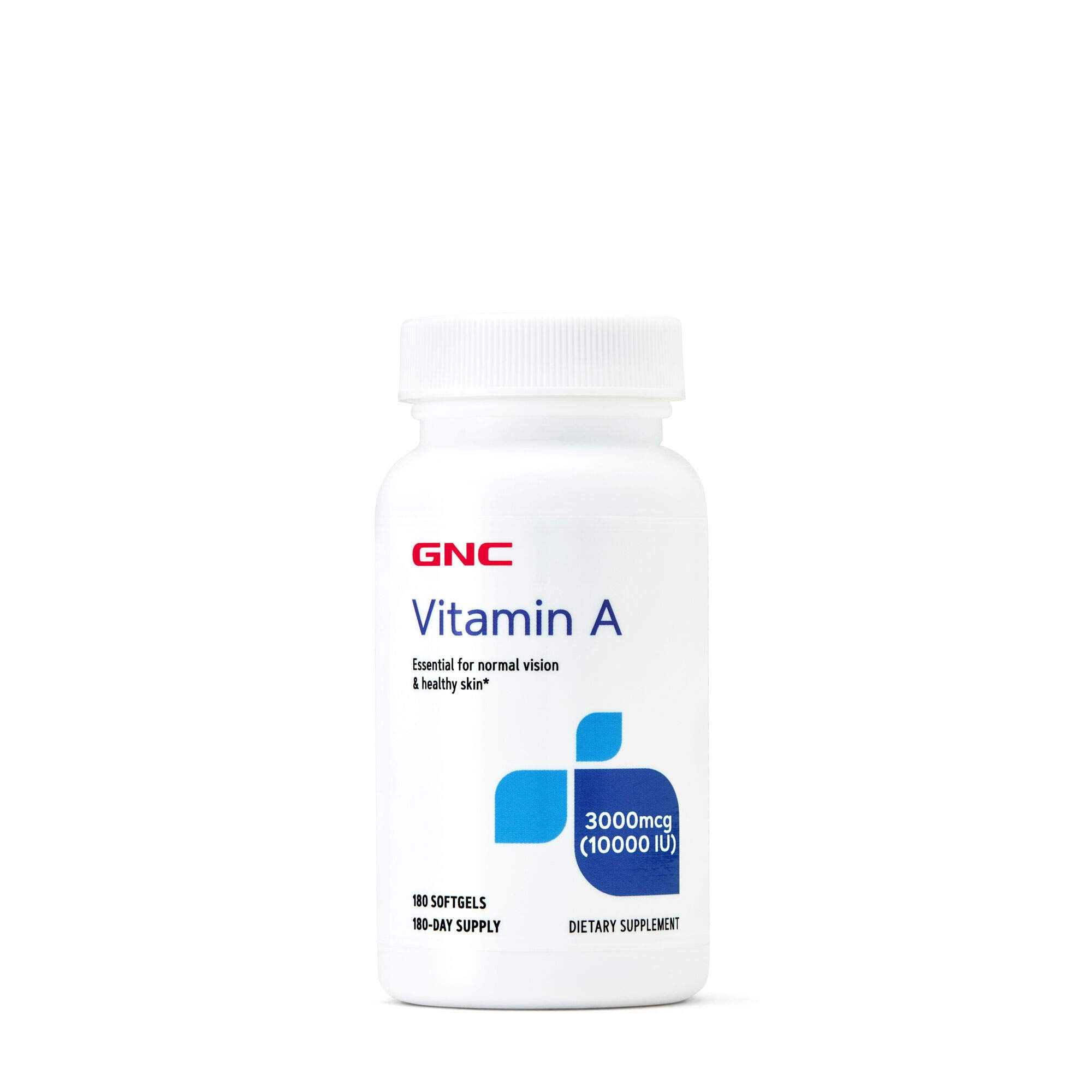 GNC Vitamin A 3000mcg Supplement Supports Normal Vision and Healthy Skin 180 Ser