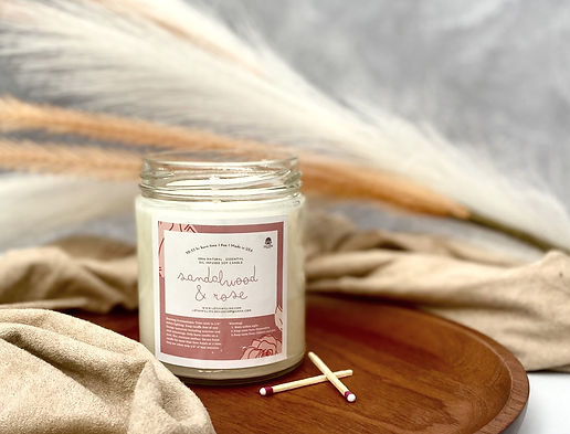 Sandalwood Rose Candle