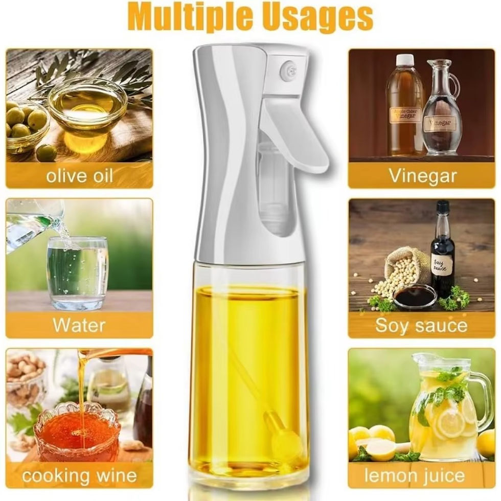 Miniatura: Oil Spray for Cooking - Olive Oil Dispenser Bottle Sprayer Mist-Reusable Food Gr