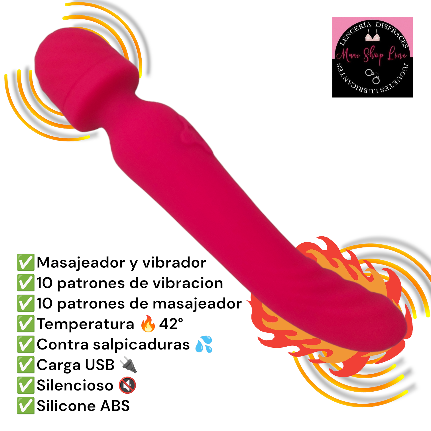 Masajeador de clitoris y vibrador