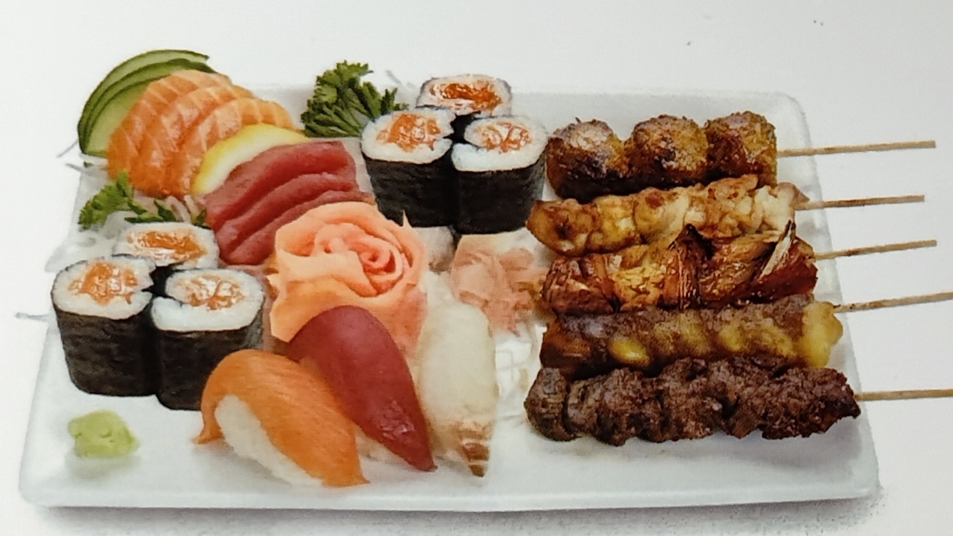Arranged Food and Objects