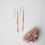 Thumbnail: Vertical Bar Earrings | Short Orange