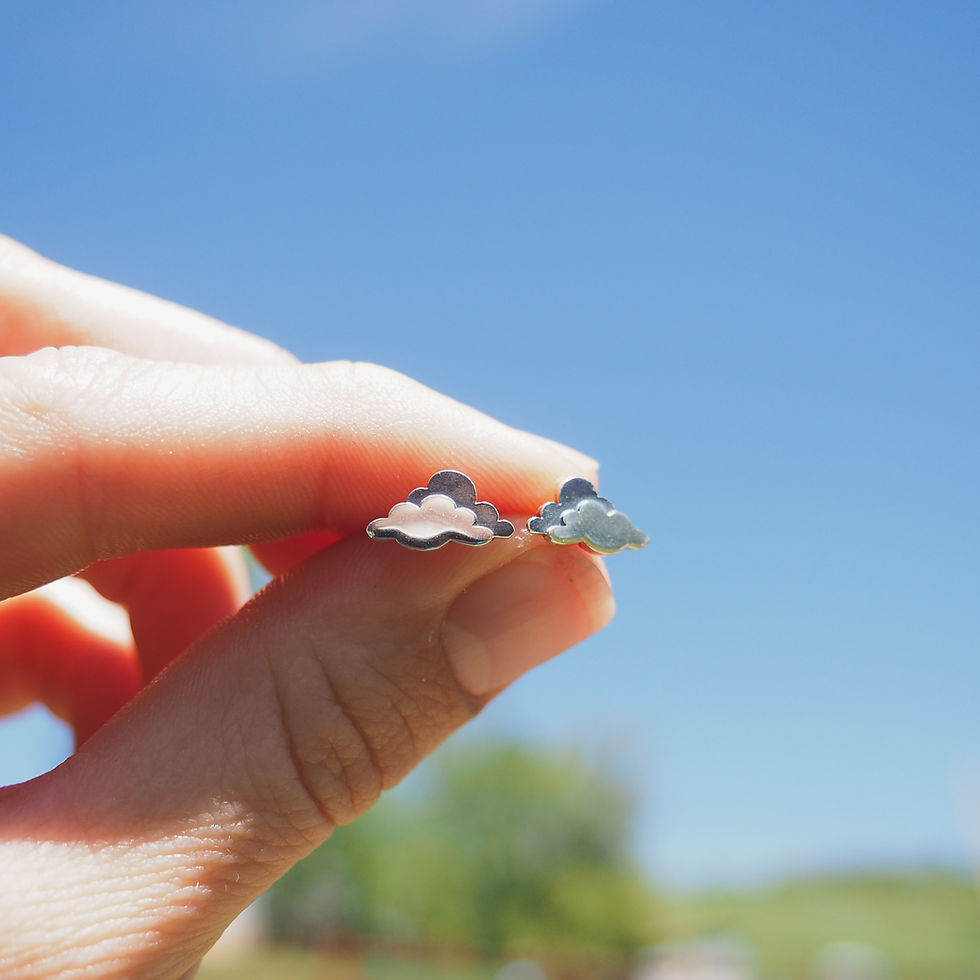 Clouds Stud Earrings