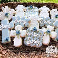 Girl Baptism Cookies, Boy Baptism Cookies, God Bless Cookies, Cross Cookies, Boy Baptism Outfit Cookies, Girl Baptism Dress Cookies