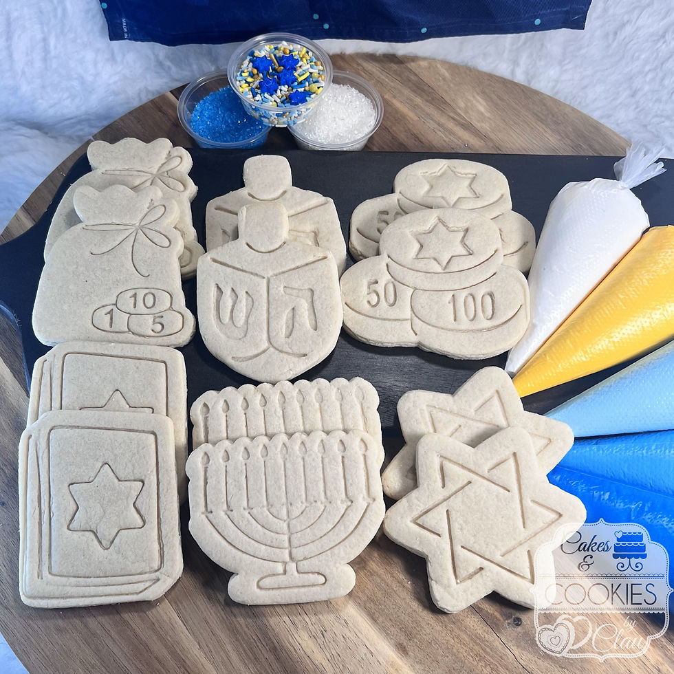 Hanukkah Cookie Decorating Kit, Hanukkah DIY Cookie Kit