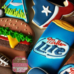 Houston Texans Football Cookies, Picnic Cookies, Bull Cookies, Beer Cookies, Football Cookies, Mug Cookies Beer Bottle Cookies, Hamburger Cookies