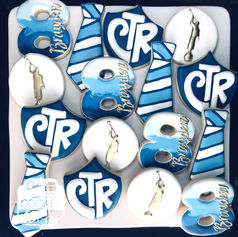 CTR 8 Baptism Decorated  Cookies