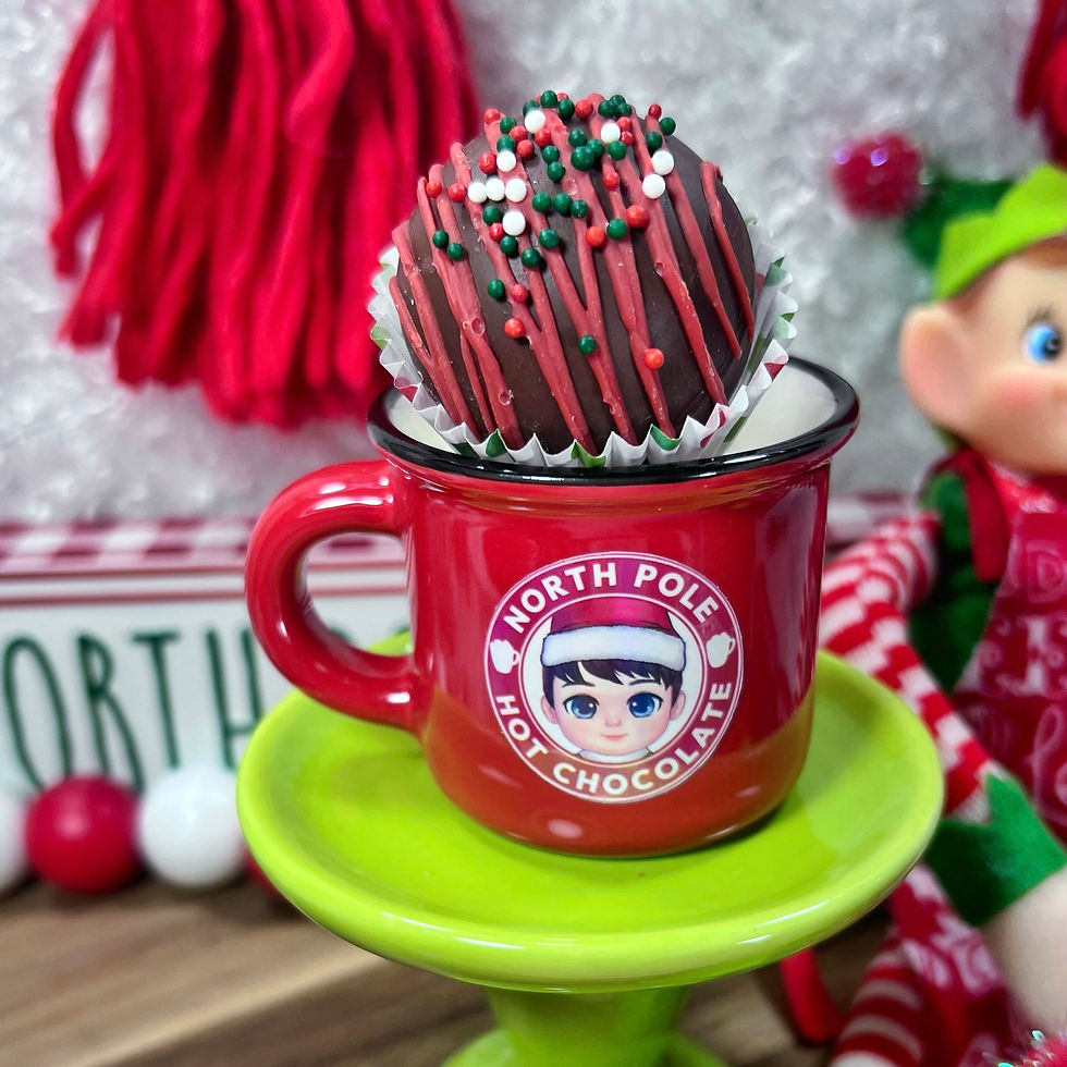 Elf & Me - Hot Cocoa Bomb Combo, Elf Hot Chocolate Bomb, Micro Hot Cocoa Bomb