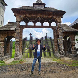 Maramures Wooden gate in Breb