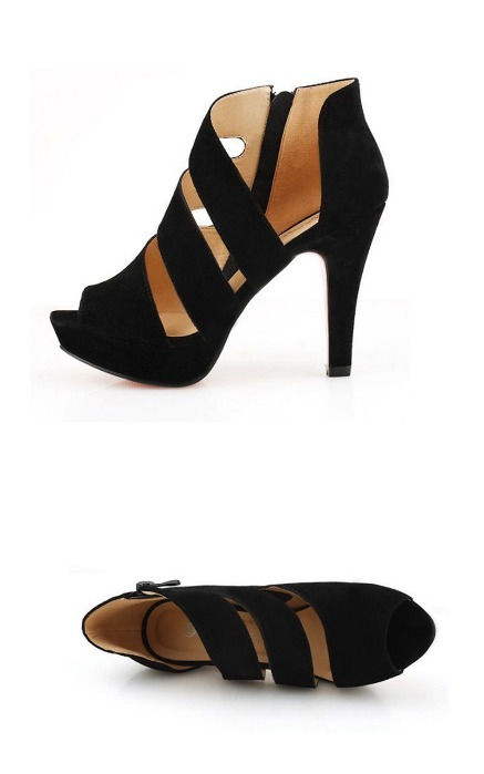 Miniatura: Čenkové sandále na podpätku