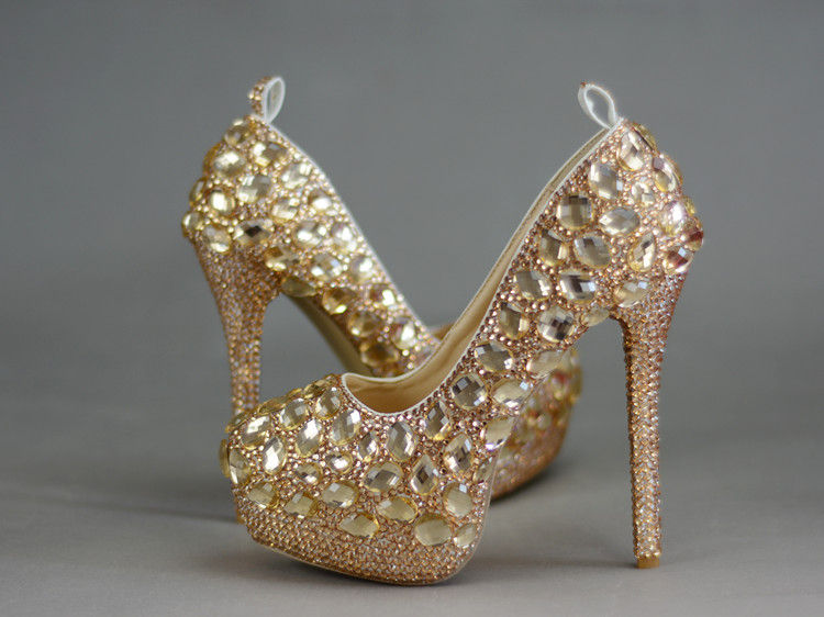 Miniatura: Svadobné lodičky s kamienkami