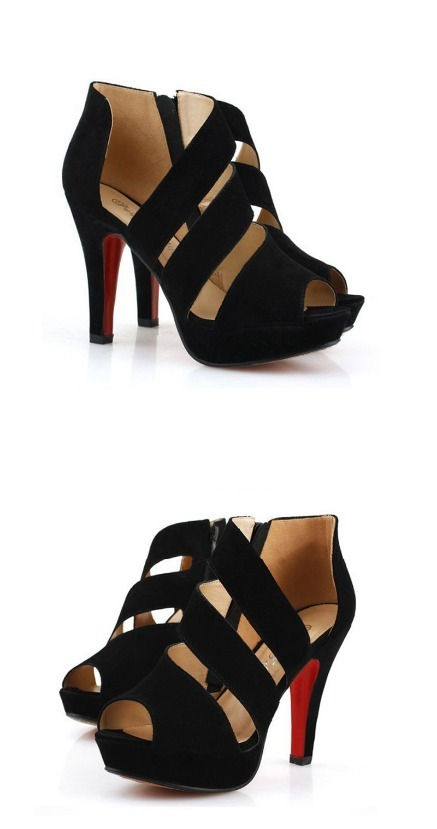 Miniatura: Čenkové sandále na podpätku