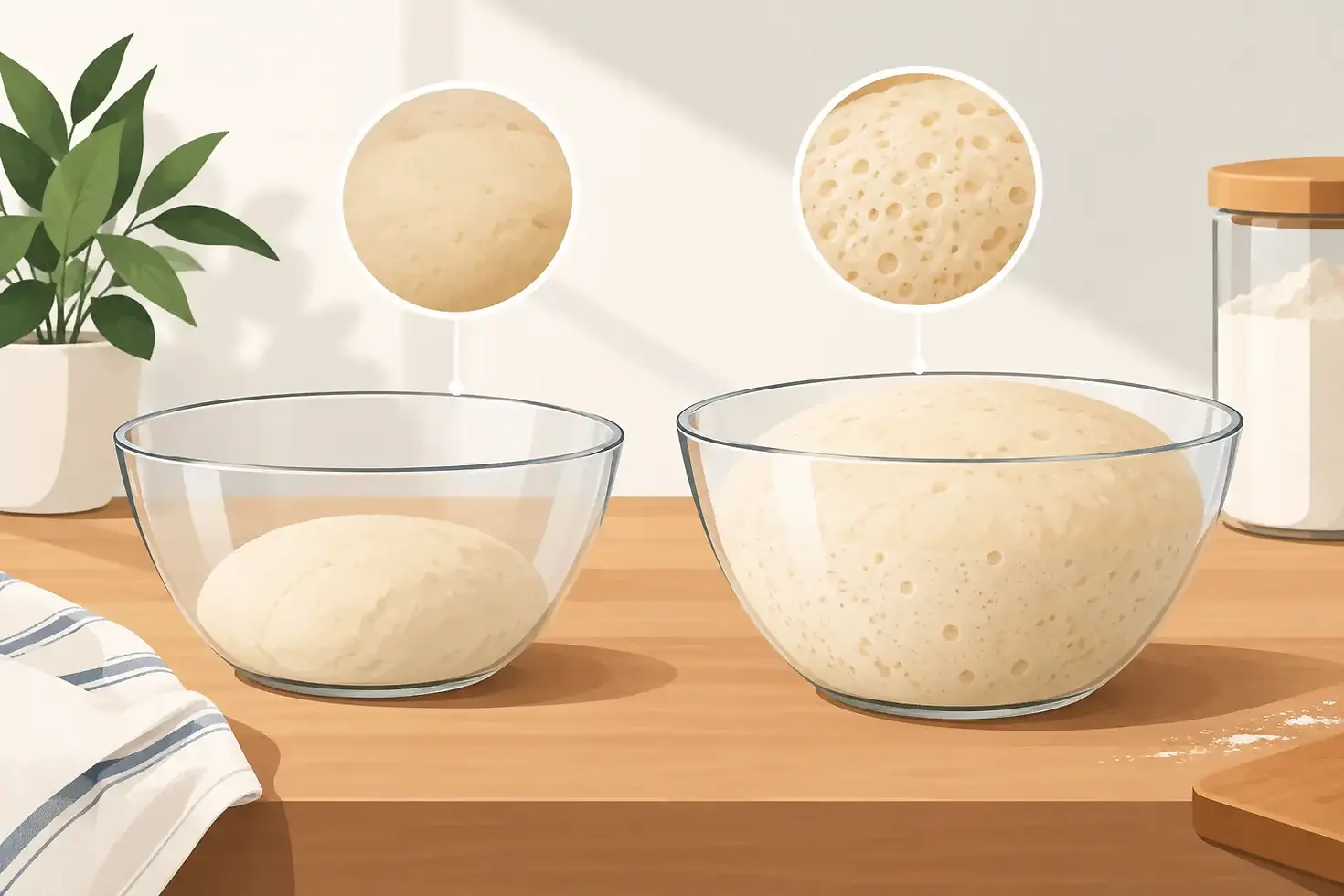 Comment reconnaître une pâte bien fermentée