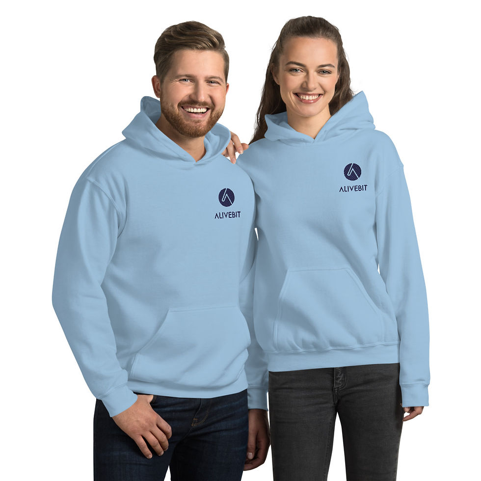 Miniature : Sweat à capuche unisexe coton avec logo brodé