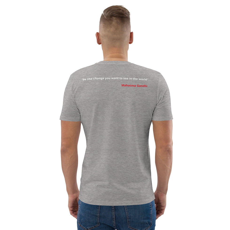 Thumbnail: Unisex organic cotton t-shirt with embroidered logo