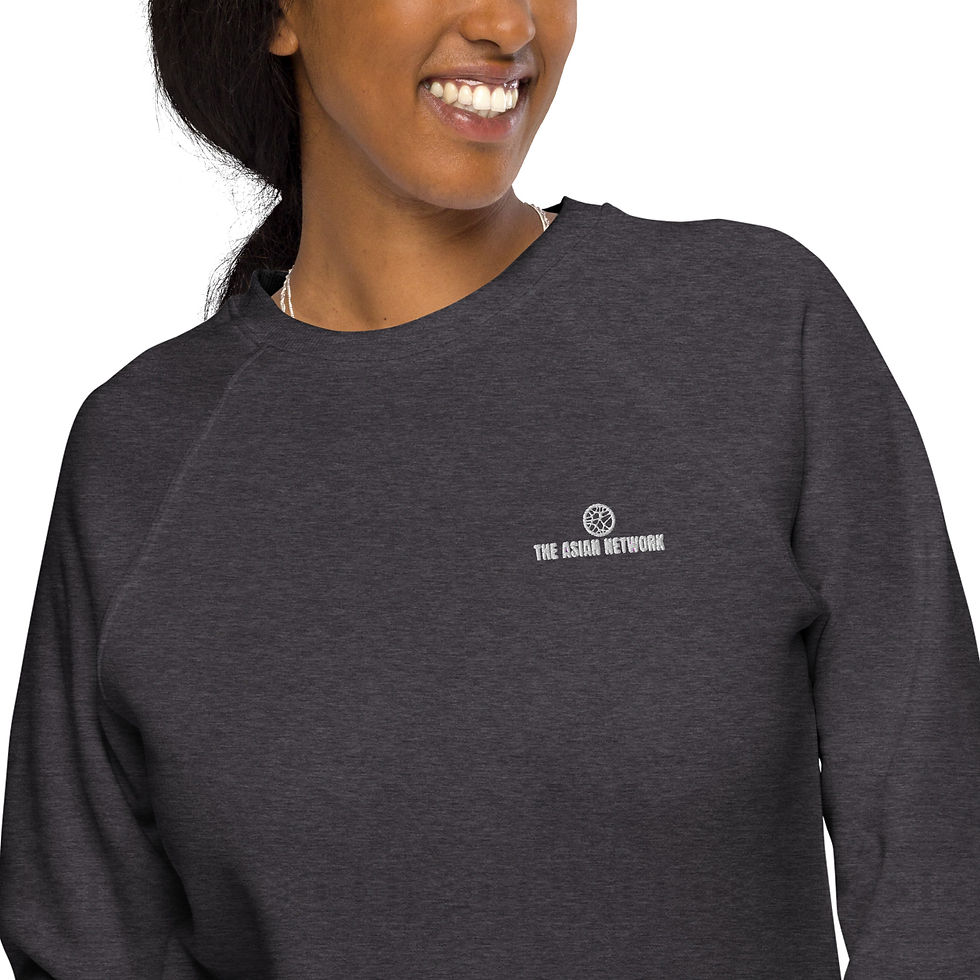 Thumbnail: Unisex organic raglan sweatshirt