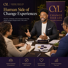 Dr. Fredrick D. Lee II facilitates a collaborative change conversation with three professionals.
